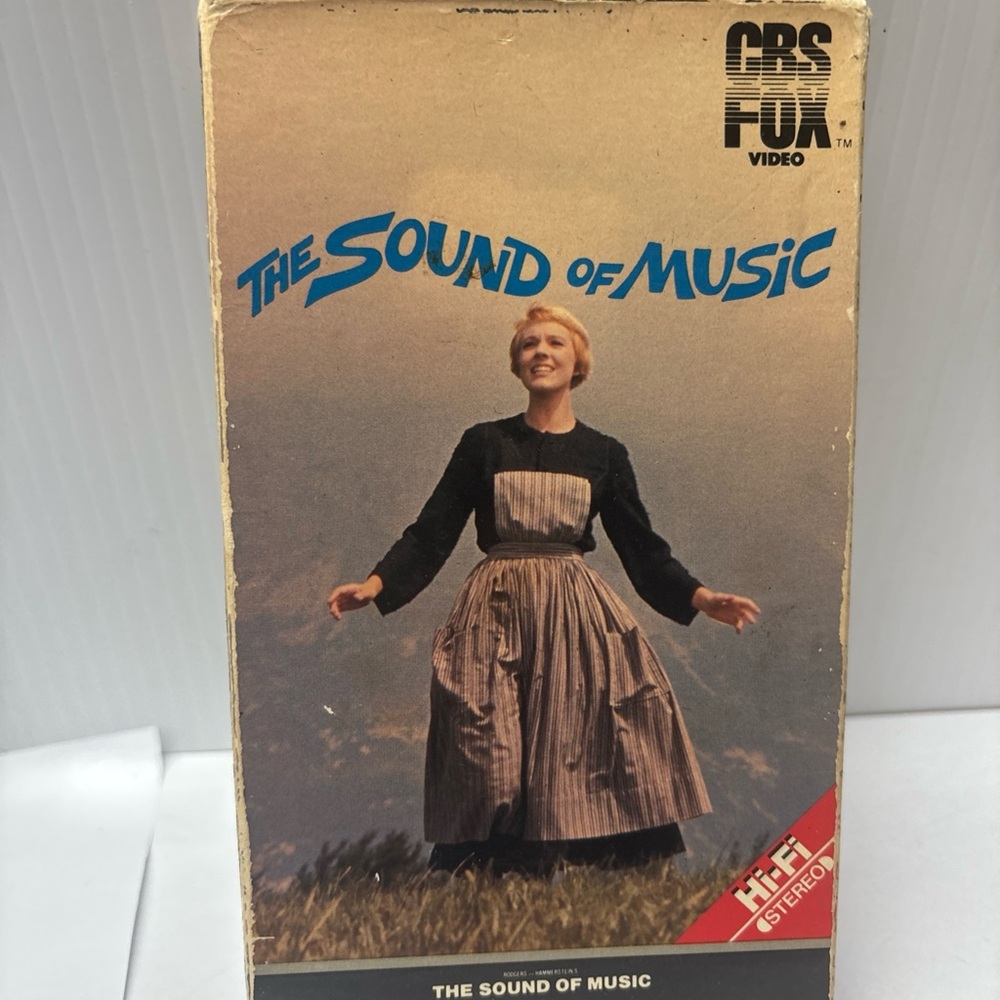 The Sound of Music VHS 1965 Musical Five Star Collection CBS Fox NO barcode RARE